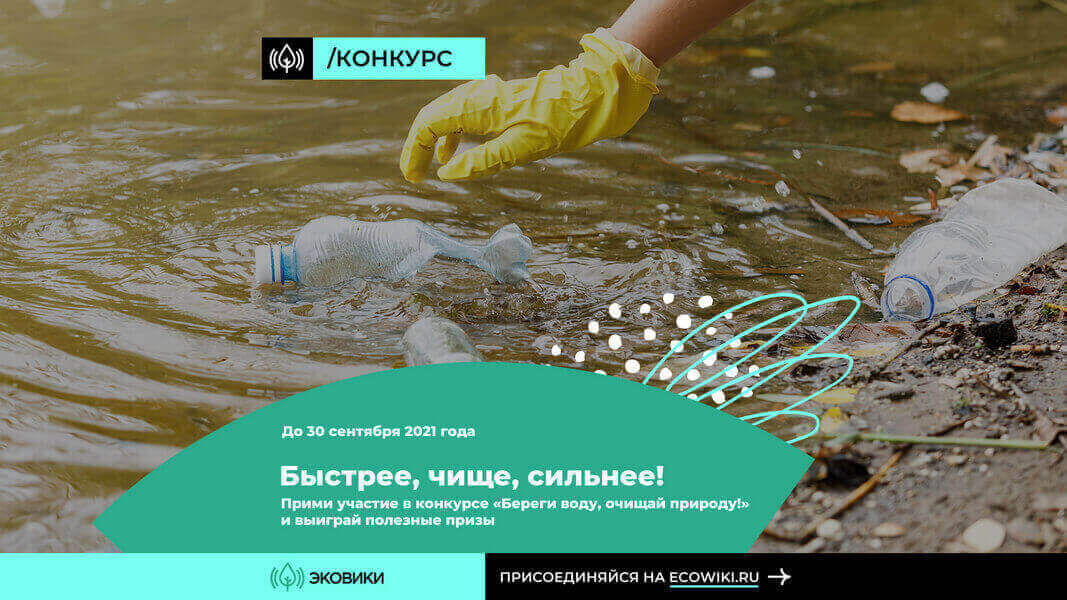 Стартовал конкурс «Береги воду, очищай природу!»