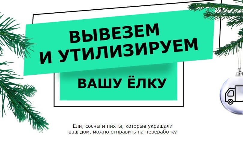 «Такси для елок» появилось в Москве и Подмосковье