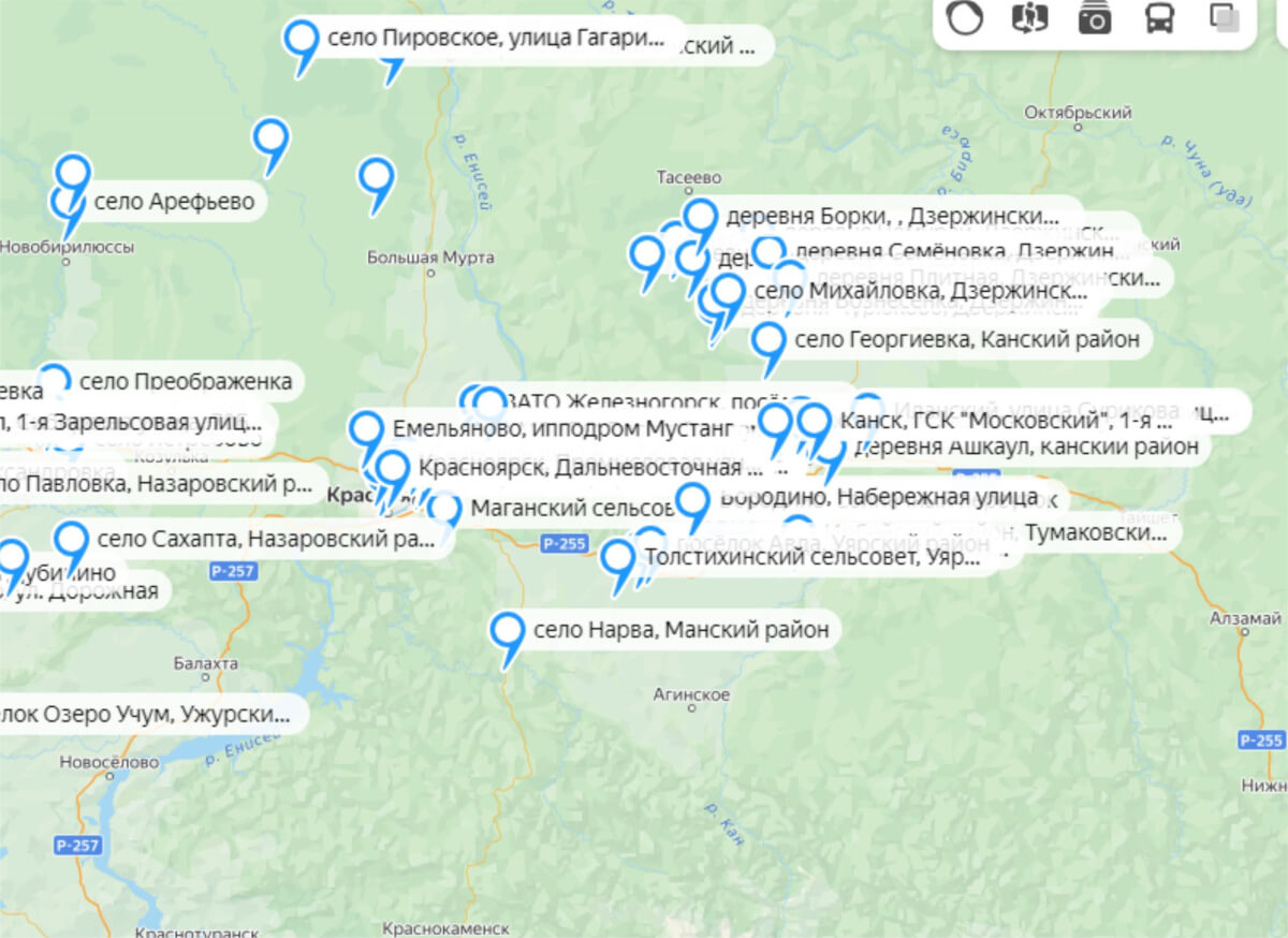 В Красноярском крае создали карту несанкционированных свалок