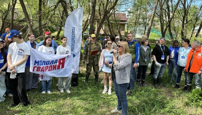 В Сергиевом Посаде прошла акция «Вода России» по очистке берегов Кончуры