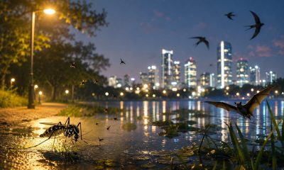 Световое загрязнение и комары: как ночное освещение меняет городские экосистемы