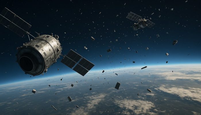 Солнечная активность ускоряет падение космического мусора