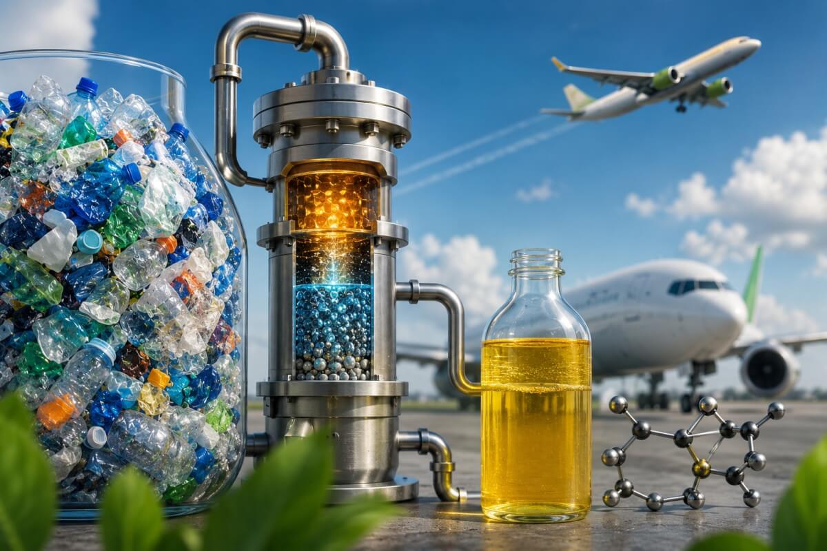 Пластиковый мусор может стать сырьём для авиации